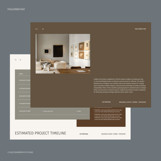 Faulkner Hay | Interior Design Fee Proposal Template