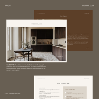 Bianchi | Welcome Guide Template