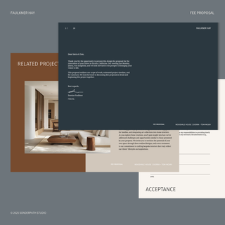 Faulkner Hay | Interior Design Fee Proposal Template