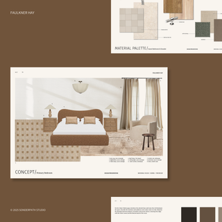 Faulkner Hay | Interior Design Presentation Template